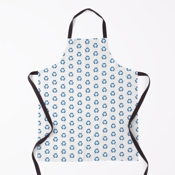 Item preview, Steel Blue recycling symbol designed and sold by pattern-archive.