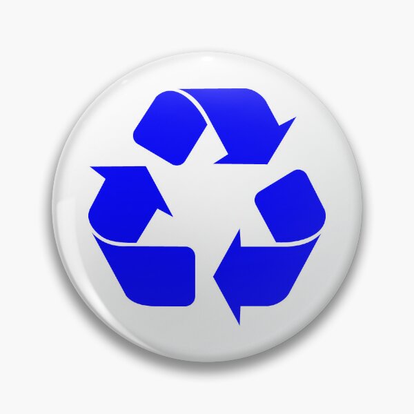 Item preview, Blue Recycling Icon for Eco Living designed and sold by pattern-archive.