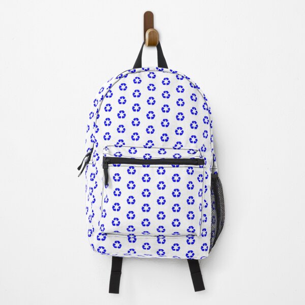 Item preview, Blue Recycling Icon for Eco Living designed and sold by pattern-archive.