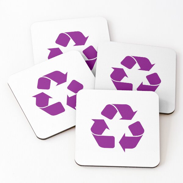 Item preview, Purple Recycling Icon for Eco Living designed and sold by pattern-archive.