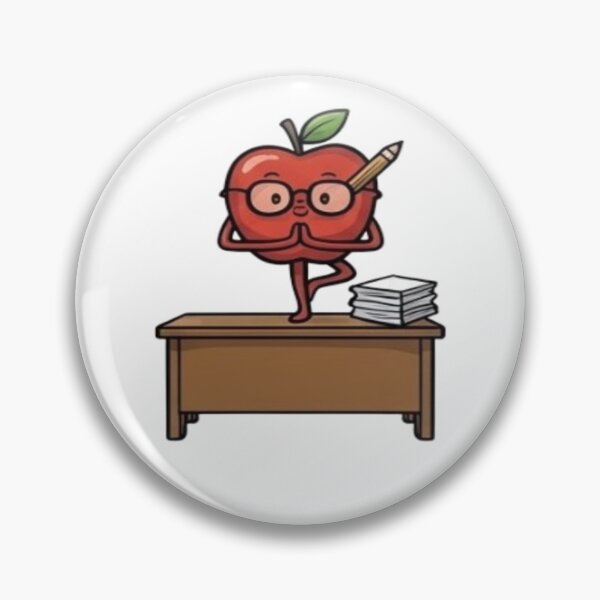 Item preview, Teacher Apple Tree Pose Classroom Desk Balance designed and sold by moTshiTshi.