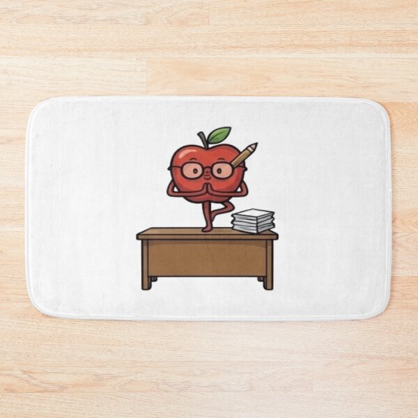 Item preview, Teacher Apple Tree Pose Classroom Desk Balance designed and sold by moTshiTshi.