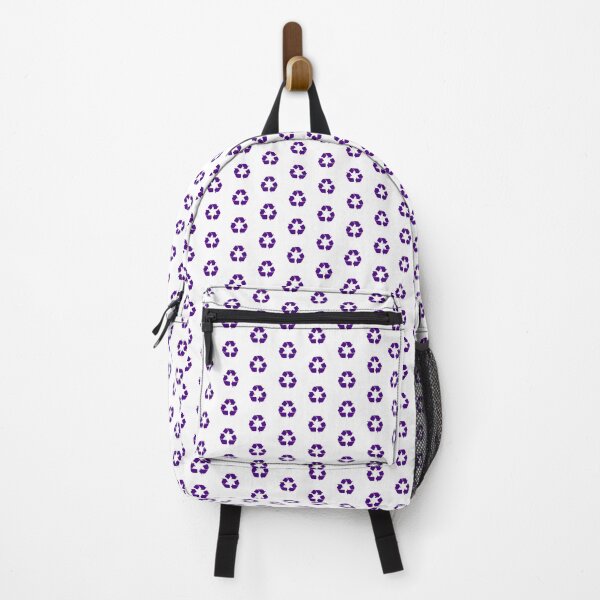 Item preview, Dark Purple Recycling Icon for Eco Living designed and sold by pattern-archive.