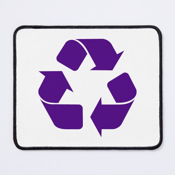 Item preview, Dark Purple Recycling Icon for Eco Living designed and sold by pattern-archive.