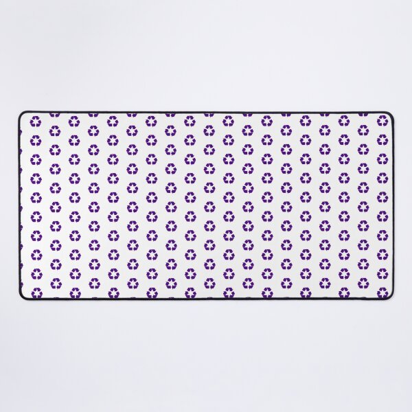 Artikelvorschau, Dunkelviolettes Recycling-Symbol für umweltbewusstes Leben entworfen und verkauft von pattern-archive.