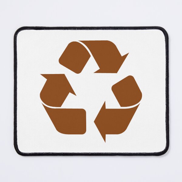Artikelvorschau, Braunes Recycling-Symbol entworfen und verkauft von pattern-archive.