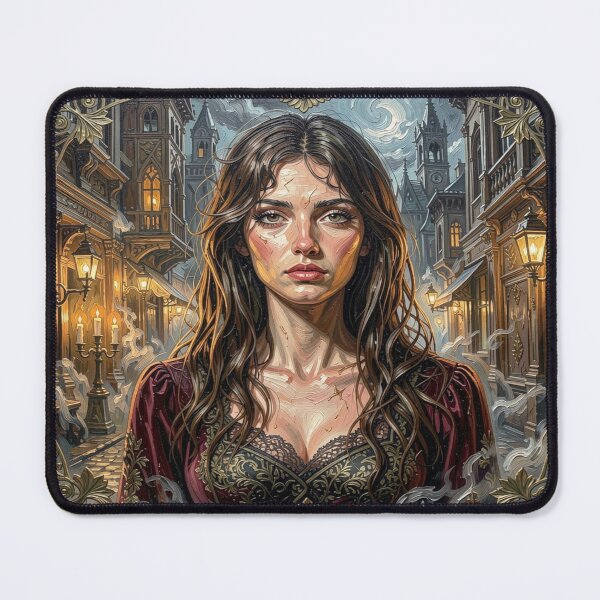 Item preview, Gothic Street Portrait – Surreal Fantasy Glow designed and sold by FotoworldEdel.