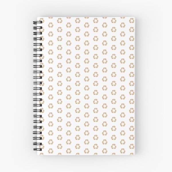 Item preview, Tan recycling symbol designed and sold by pattern-archive.