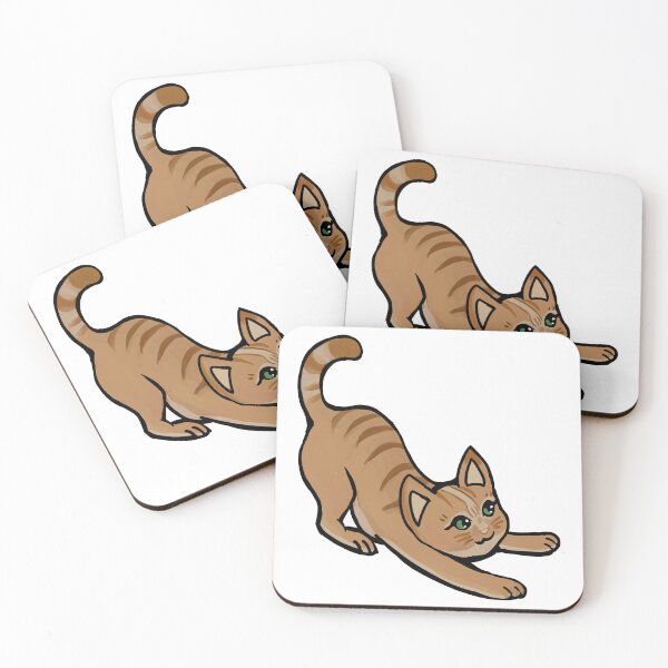 Item preview, Orange Cat Clea Just Playing designed and sold by YHK13.