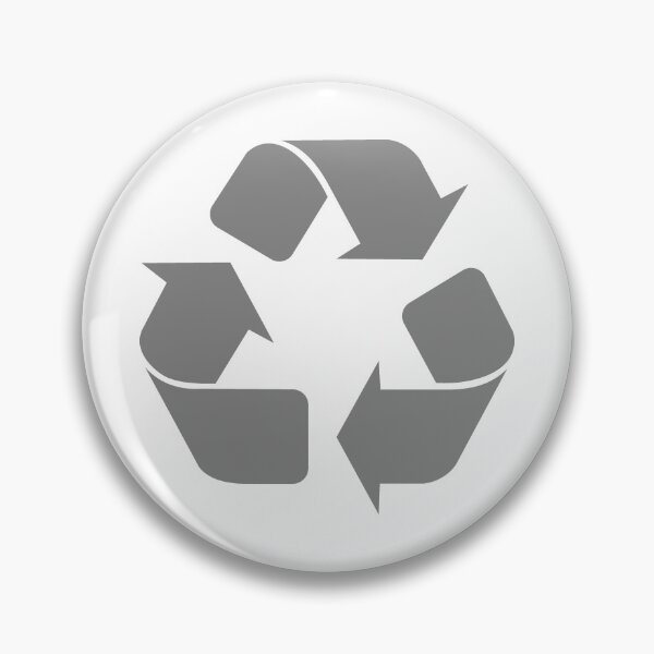 Item preview, Gray Recycling Icon for Eco Living designed and sold by pattern-archive.
