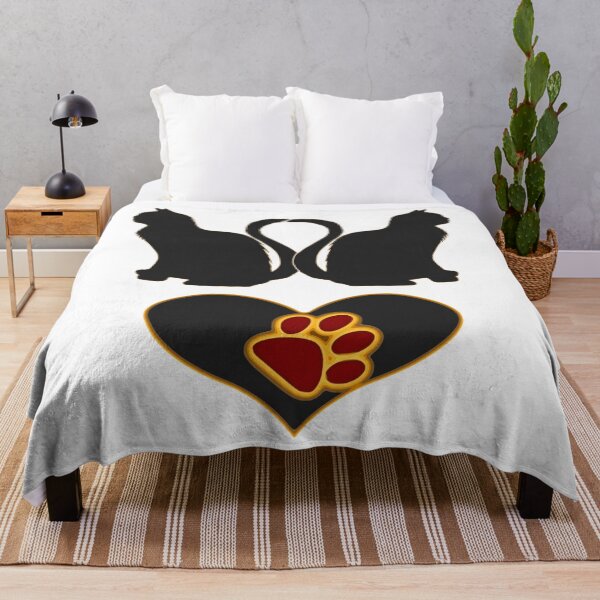 Item preview, Two Cats and Heart Pattern, Cat Owner Shirts, Valentine's Day Cat Gifts designed and sold by Kirei-Lily.