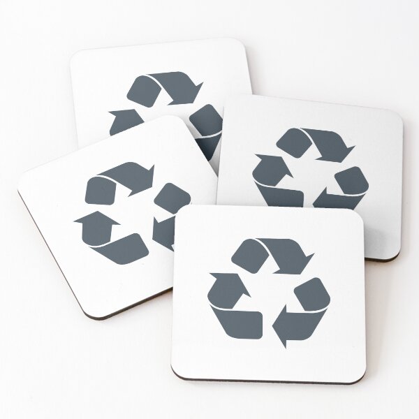 Item preview, Charcoal Recycling Icon for Eco Living designed and sold by pattern-archive.