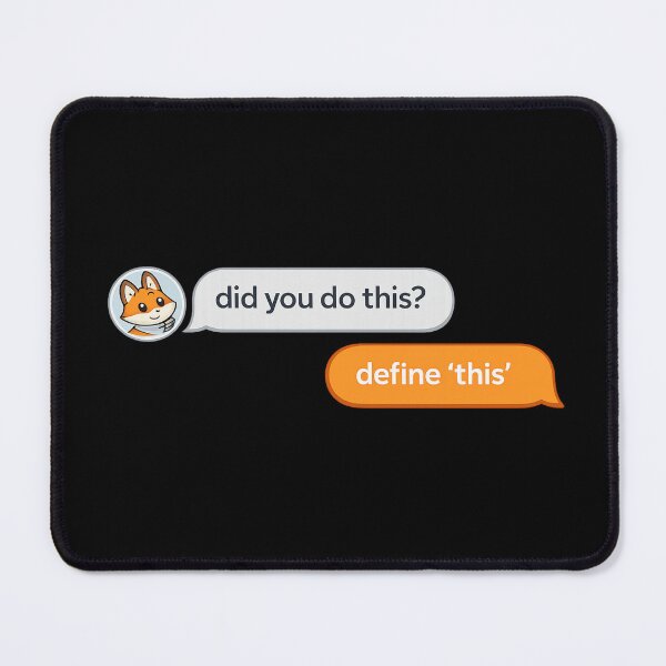 Item preview, Funny Did You Do This Define This Text Message Shirt | Sarcastic Question Meme | Clever Humor designed and sold by Moonveil_Studio.