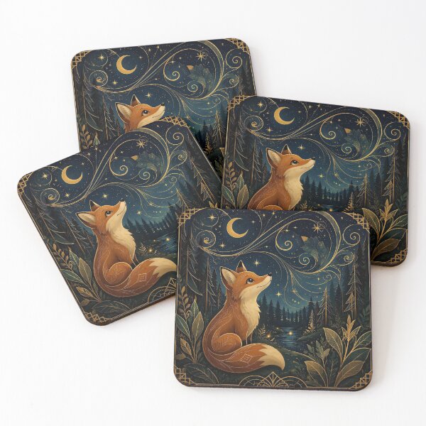 Item preview, Fox of the Midnight Forest designed and sold by Adisak-designs.