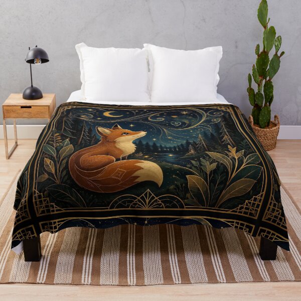 Item preview, Fox of the Midnight Forest designed and sold by Adisak-designs.