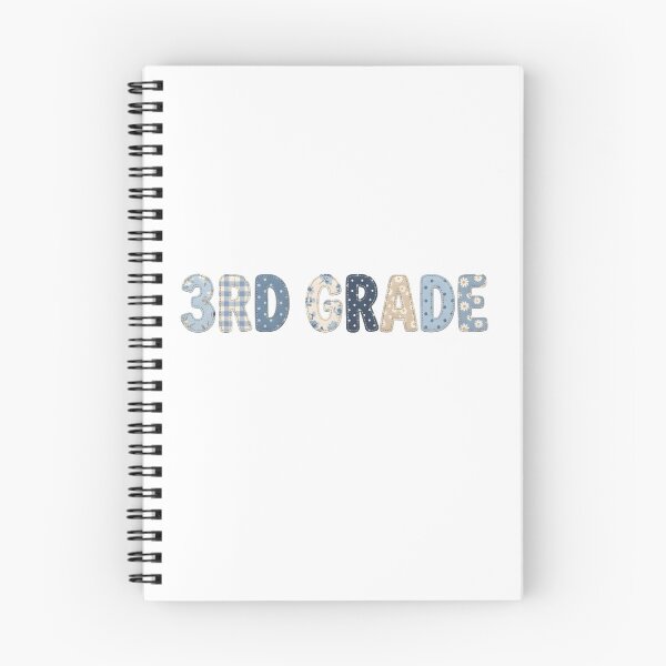 Item preview, 3rd Grade Retro Floral Blue Patchwork School Teacher Student T-Shirt designed and sold by StickerNestYou.