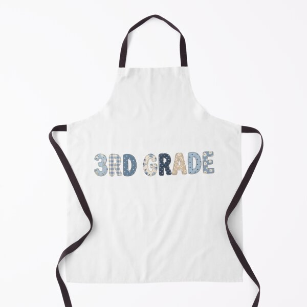 Item preview, 3rd Grade Retro Floral Blue Patchwork School Teacher Student T-Shirt designed and sold by StickerNestYou.
