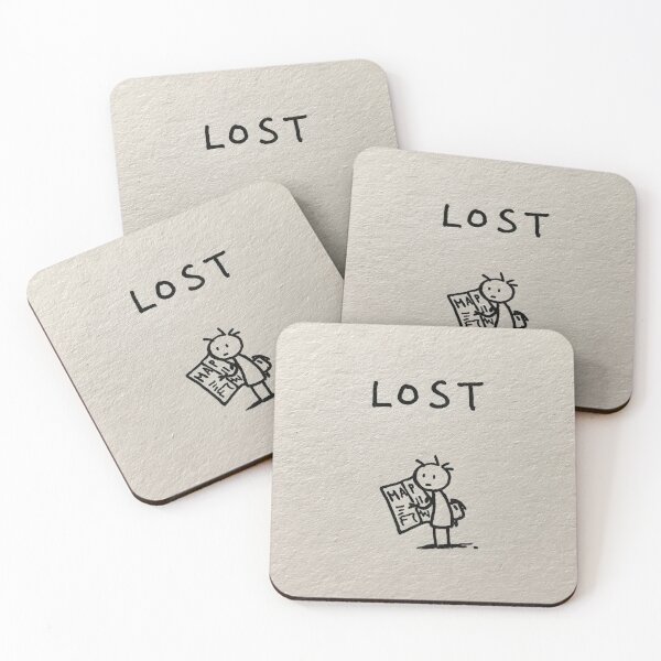 Item preview, Lost Traveler Minimalist Ink Drawing Cartoon Art designed and sold by lautir.