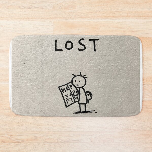 Item preview, Lost Traveler Minimalist Ink Drawing Cartoon Art designed and sold by lautir.