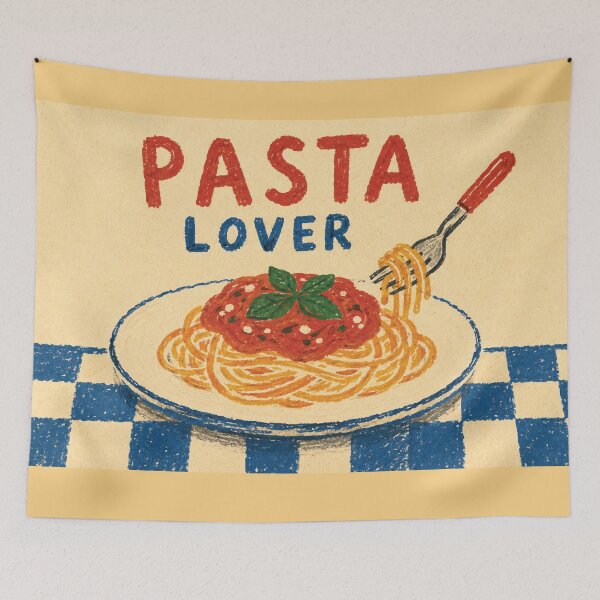 Item preview, Pasta Lover Italian Food Design – Cute Spaghetti and Noodle Art designed and sold by JOOKDesign.