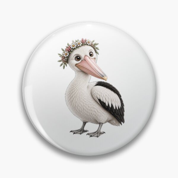 Item preview,  Meet the Most Adorably Cute Pelican You’ll Ever See designed and sold by BRETT'S ART STUDIO.