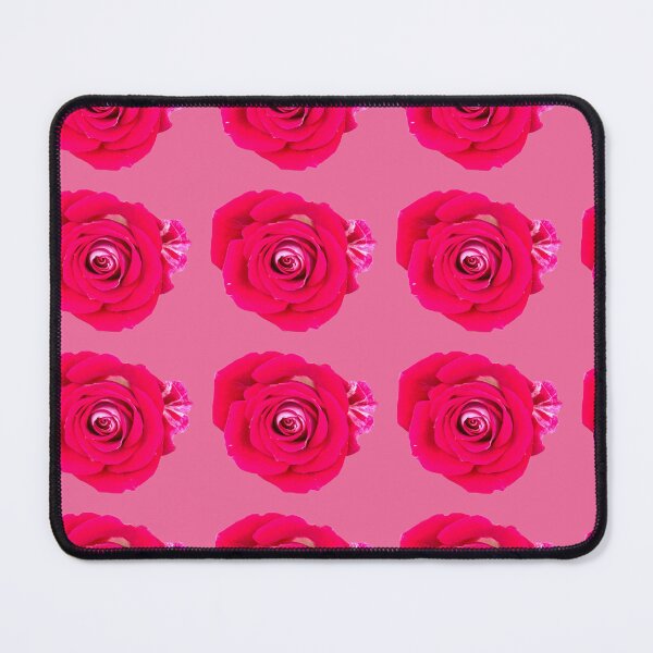Item preview, Red rose on pink background designed and sold by happytraveller1.