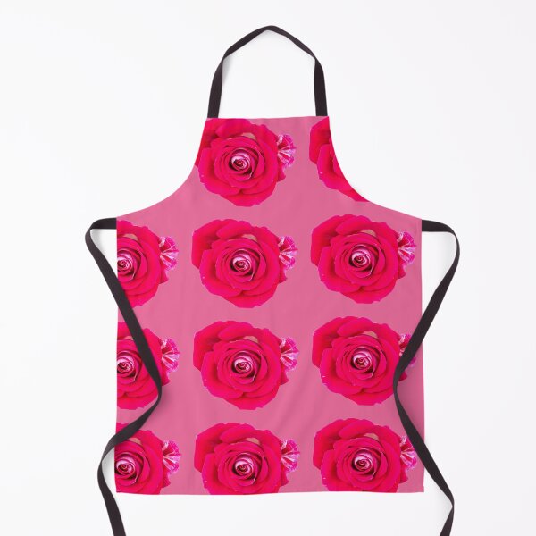 Item preview, Red rose on pink background designed and sold by happytraveller1.
