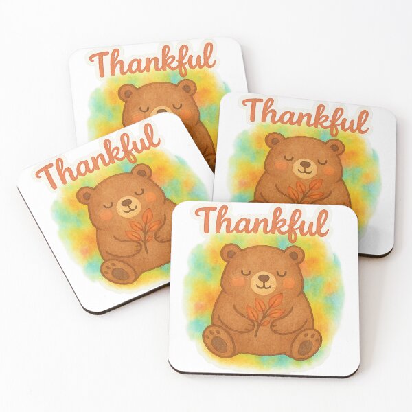 Item preview, Thankful bear designed and sold by Krachtvanjehart.