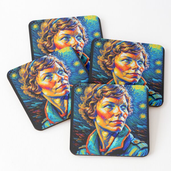 Item preview, Amelia Earhart In Starry Night designed and sold by masteryStore.
