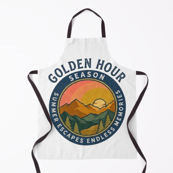 Item preview, Golden Hour Summer Escapes Vintage Mountain Sunset designed and sold by Salma.Store.