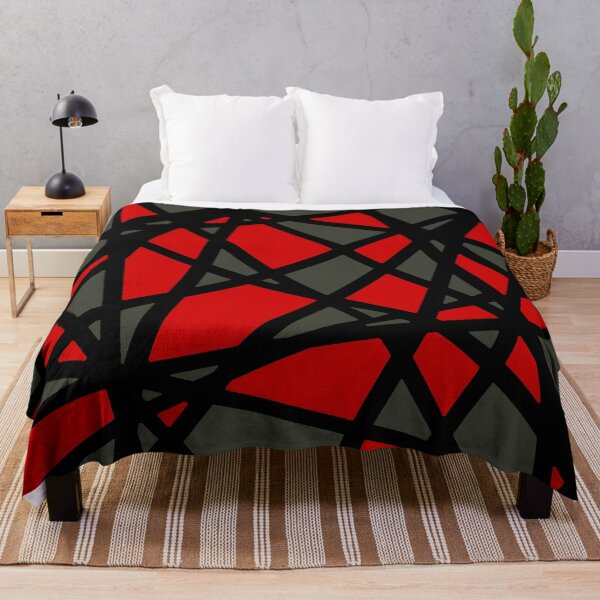 Item preview, Minimalist Red Abstract Geometric Lines Graphic designed and sold by taiche.