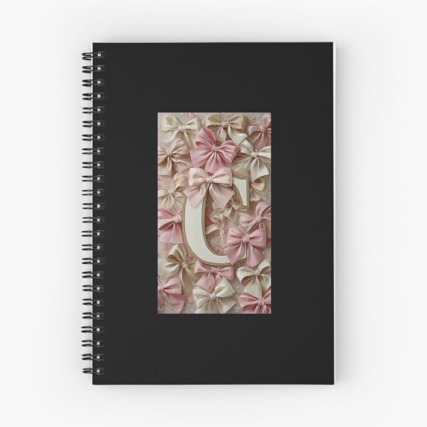 Item preview, Soft Pink Bow Letter C Decoration designed and sold by SatinPosterCo.