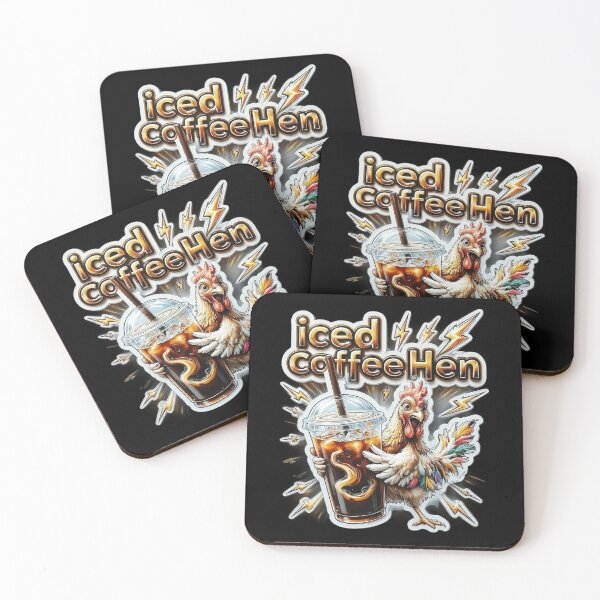 Item preview, Iced Coffee Hen designed and sold by Millsoft.