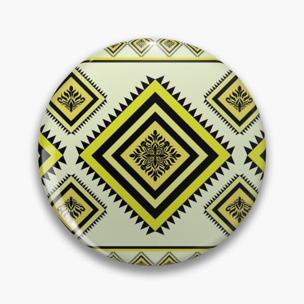 Item preview, Luxury Black and Yellow Geometric Diamond Seamless Ornamental Pattern Background designed and sold by ChaReePat.