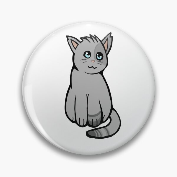 Item preview,  Grey Cat Charbon Sitting Down Looking Up designed and sold by YHK13.