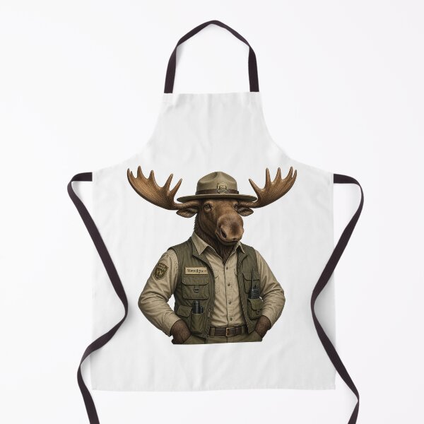 Item preview, Park Ranger Moose Gift designed and sold by Wenvilgrace.