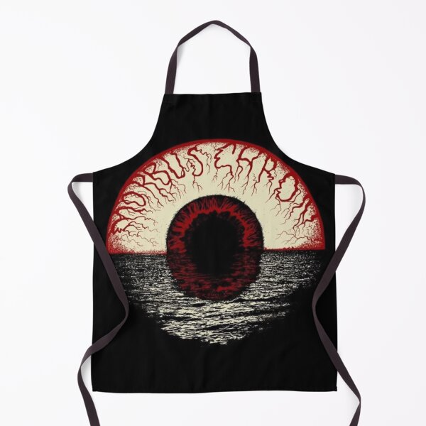 Item preview, Dark Surrealism Giant Eyeball Ocean Sunset Metal Art designed and sold by DESIGN DIMENSION .
