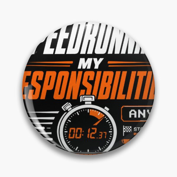 Item preview, Speedrunning Gamer Funny Gaming Sticker Gift designed and sold by RedRubyBubble.