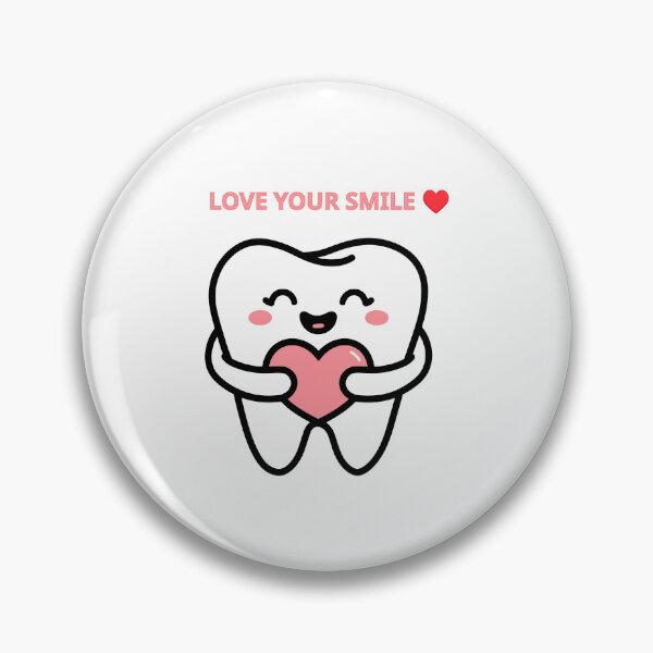 Item preview, Cute Kawaii Smiling Tooth Holding Pink Heart T-Shirt designed and sold by     Fatma Creates.