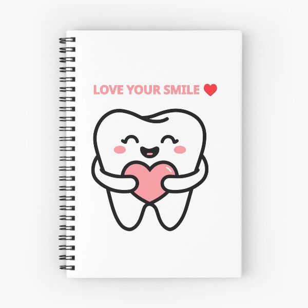 Item preview, Cute Kawaii Smiling Tooth Holding Pink Heart T-Shirt designed and sold by     Fatma Creates.