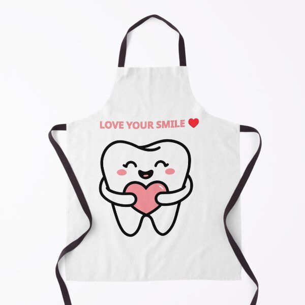 Item preview, Cute Kawaii Smiling Tooth Holding Pink Heart T-Shirt designed and sold by Fatma Creates.