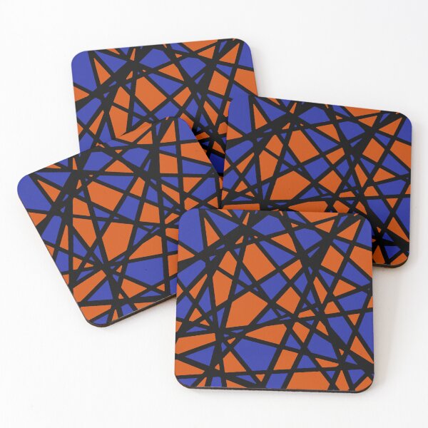 Item preview, Minimalist Orange Abstract Geometric Black Lines Graphic designed and sold by taiche.