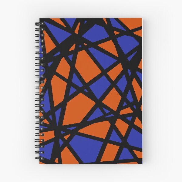 Item preview, Minimalist Orange Abstract Geometric Black Lines Graphic designed and sold by taiche.