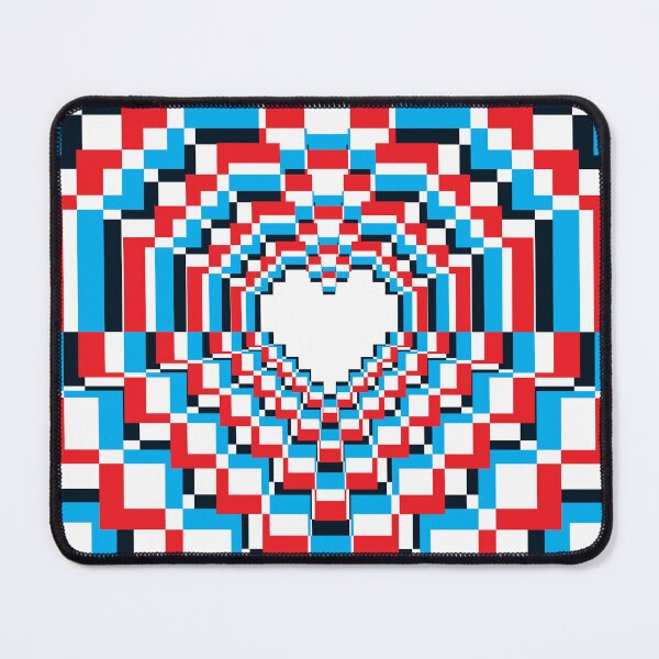 Item preview, Pixel Heart Kaleidoscope - 3D 2 designed and sold by animinimal.