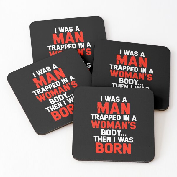Item preview, Trapped In A Womans Body Then I Was Born - Funny Dad Joke designed and sold by haitrieuic96.