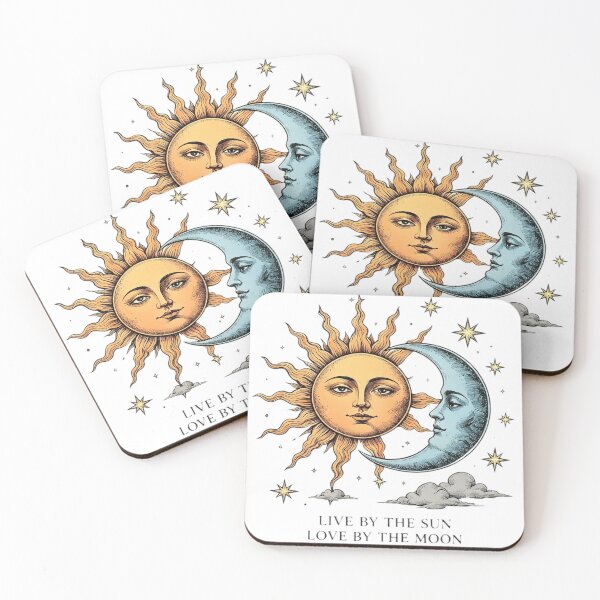 Item preview, Vintage Sun and Moon Celestial Boho Art designed and sold by MintvexaDesign.