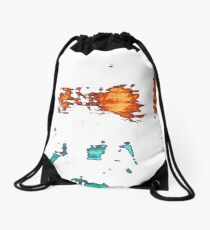 Fragments of Unbecoming Drawstring Bag