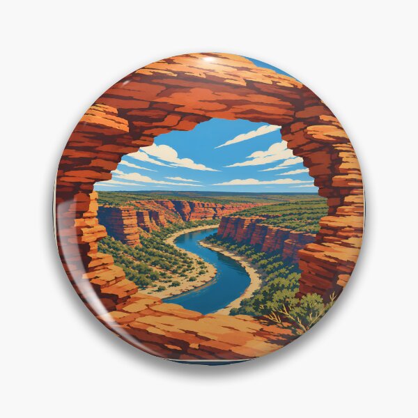 Item preview, Vintage Kalbarri National Park Australia designed and sold by Imaginationbeyond.