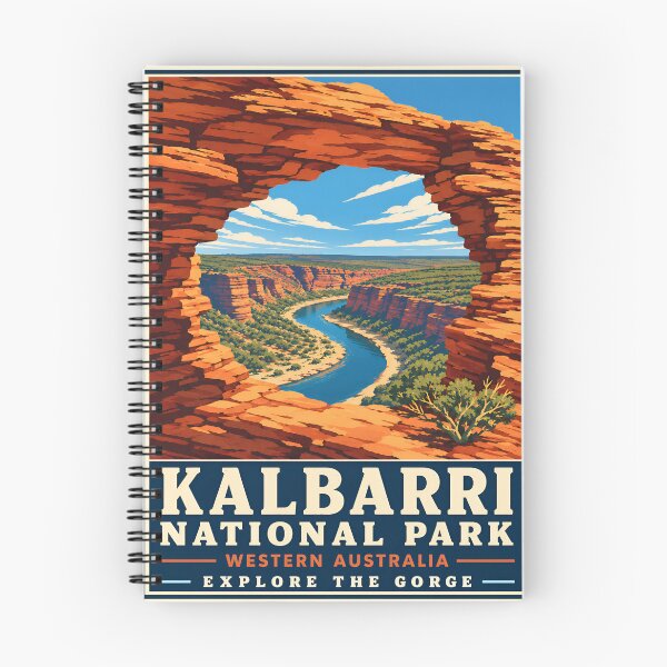 Item preview, Vintage Kalbarri National Park Australia designed and sold by Imaginationbeyond.