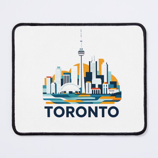 Item preview, Toronto Canada Travel Souvenir - CN Tower & Waterfront Skyline Art designed and sold by OzzFrequency.